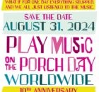 Play Music on the Porch Day